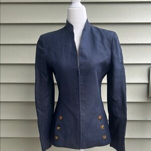 Valentino Boutique Linen Suit with a skirt